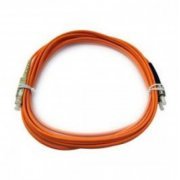 Cordão Duplex Multimodo SC/SC-UPC 30M om1 2 fibras 62.5/125 SC para SC polimento UPC, cor laranja 30 metros