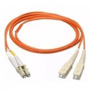 Cordão Duplex Multimodo SC/LC 30M om1 2 fibras 62.5/125 LC para SC, cor laranja 30 metros