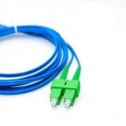 Cordão Duplex Monomodo LC/LC-APC 2.5M 2 fibras 9/125 LC para LC polimento APC, cor Azul 2.5 metros