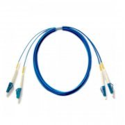 Cordão Duplex Monomodo LC/LC-UPC 2.5M 2 fibras 9/125 LC para LC polimento UPC, cor azul 2.5 metros