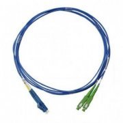 Cordão Duplex Monomodo LC-PC/SC-APC 2M 2 fibra 9/125 LC polimento PC para SC polimento APC, cor Azul 2 metros