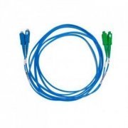 Cordão Duplex Monomodo SC/SC-APC 20M 2 fibras 9/125 SC para SC polimento APC, cor azul 20 metros