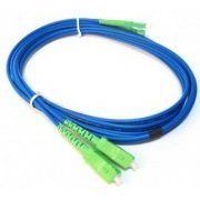 Cordão Duplex Monomodo SC/SC 1.5M 2 fibras 9/125 1.5 SC para SC, cor Azul 1.5 metros