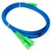Cordão Duplex Monomodo SC/SC-APC 1.5M 2 fibras 9/125 LC para SC polimento APC, cor azul 1.5 metros