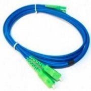 Cordão Duplex Monomodo SC/SC-PC 5M 2 fibra 9/125 SC  para SC polimento PC, cor Azul 5 metros