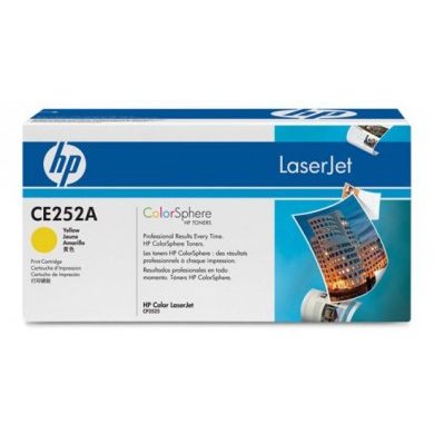 CE252A HP Toner Amarelo para CP3525 / CM3530