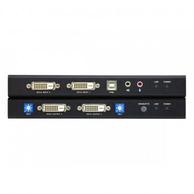 CE604 Extensor KVM ATEN DVI Dual View CAT.5e