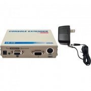 KVM extender console PC/AT até 80 metros extensão de PC para monitor VGA, teclado DIM 5 pinos e mouse serial