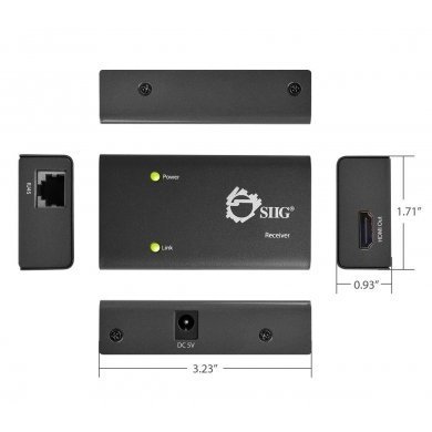 CE-H22E11-S1 SIIG Extensor HDMI via Cat5e/6 até 60 Metros