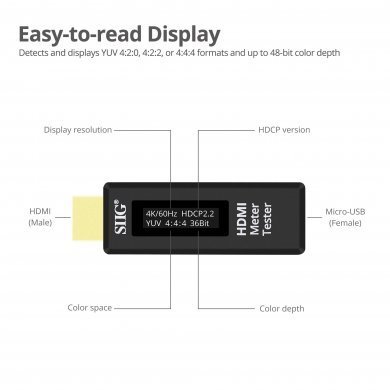 SIIG Testador de Cabo HDM Digital 1.4/2.2