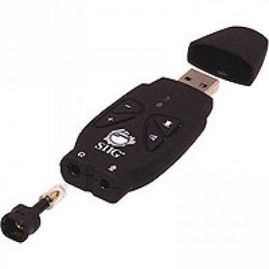 CE-S00022-S1 SIIG Placa de Som Externa USB SoundWave