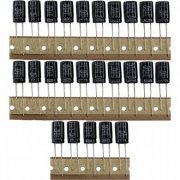 25x capacitor eletrolítico 1000uf x 25v 105ºC tamanho 10 x 1 ...