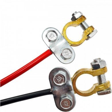 Cabo engate rapido para 2x baterias 12V externa Nobreak