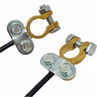 Cabo engate rapido para 2x baterias 12V externa Nobreak