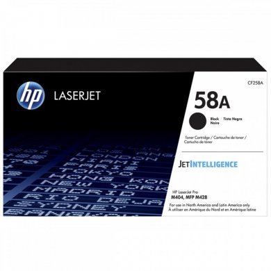CF258A HP Toner Preto 58A 3000 páginas