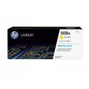 Toner HP 508A Amarelo para Laserjet M553DN Rendimento Aproximado 5.000 páginas