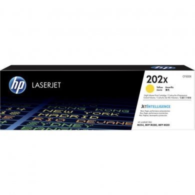 CF502X HP Toner Laserjet 202X Amarelo rendimento 2500