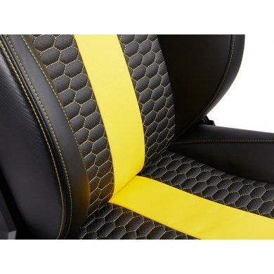 CF-9010010-WW Corsair Cadeira T2 ROAD WARRIOR Preta/Amarela