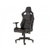 Corsair Cadeira T1 RACE 2018 Edition Preta Gamer - Peso máximo suportado: 120Kg, Couro Sintético PU