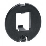 Espelho Redondo para Mobiliario Panduit 1 porta RJ45 - Pacote com 10 unidades