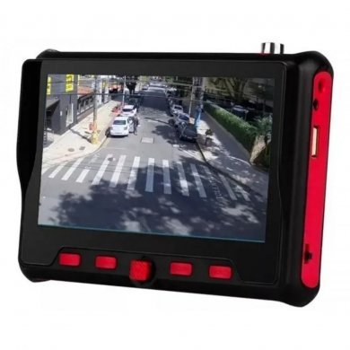 CFTV-TESTER Monitor color 4.3 teste camera CFTV AHD analógico