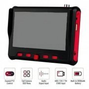 Monitor color 4.3 teste camera CFTV AHD analógico 