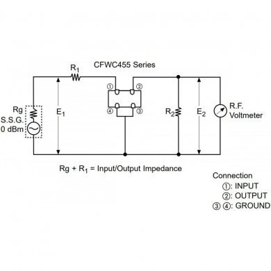 5x Filtro Ceramico 455Khz Murata SMD 1.5 kOhms