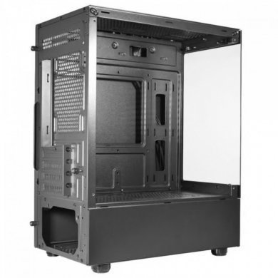 CG01TWRH001CB0X Kmex gabinete aquario Medusa CG-01TW preto MicroATX