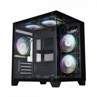 CG0305RH001CB0X Kmex gabinete aquario CG-0305 microATX preto