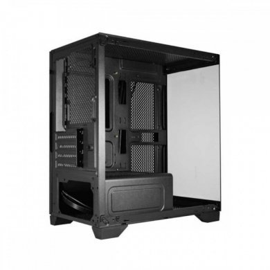 K-Mex gabinete gamer aquário Poseidon preto m-ATX