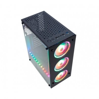 CG-A6TJ Kmex Gabinete Torre ATX Atlantis Star 3 Fans ARGB