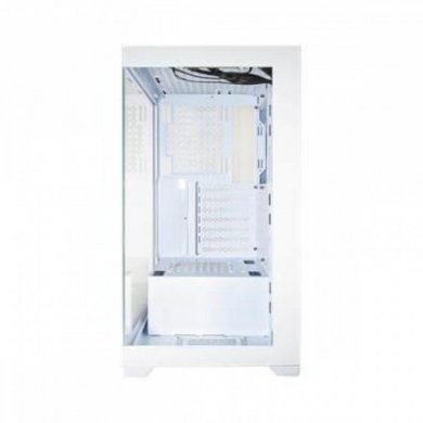 CG-W1H5 K-Mex gabinete gamer aquário Poseidon branco m-ATX