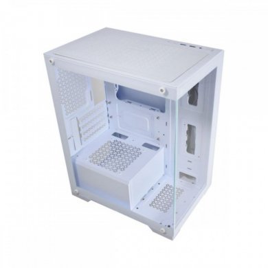 CG-W1H5 K-Mex gabinete gamer aquário Poseidon branco m-ATX