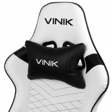 CGC20B Vinik Cadeira Gamer Comet Branca reclinável