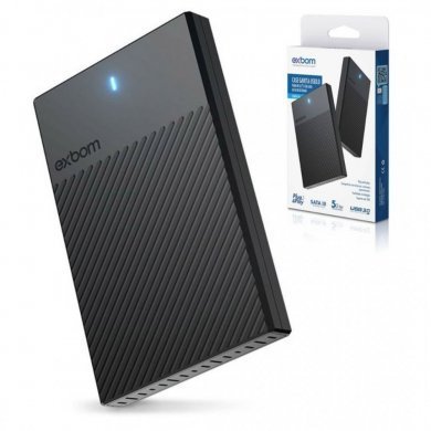 CGHD-36 Exbom Case Externo HD 2.5 SATA 3 USB 3.0 Preto