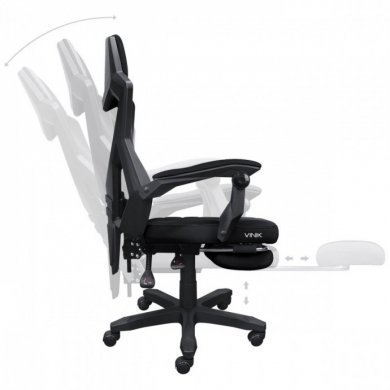 CGR10PT Vinik cadeira gamer Rocket Preta