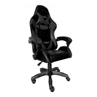 CH31BK ELG Cadeira Gamer Drakon Black com apoio dorsal