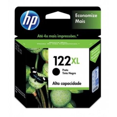 CH563HB HP cartucho de tinta 122XL preto 8ml original