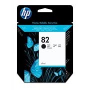 Cartucho de Tinta HP 82 Preto CH565AB Para HP Designjet série 500, 500ps, 510, 800, 800ps, Copier CC800ps, 815