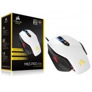 Corsair Mouse Gamer Usb 12000 DPI Vengeance Optico PRO RGB 8 Botões Programáveis cabo Fibra 1.8m Branco