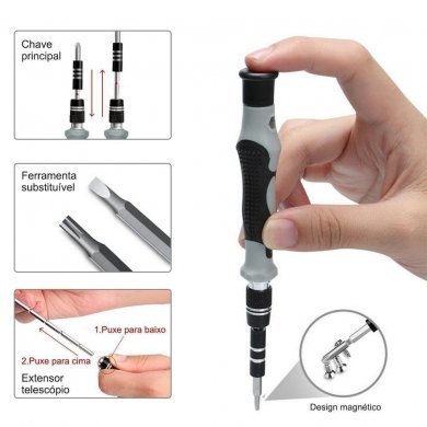 CHK115 Kit jogo de chaves de fenda de precisão 115 peças