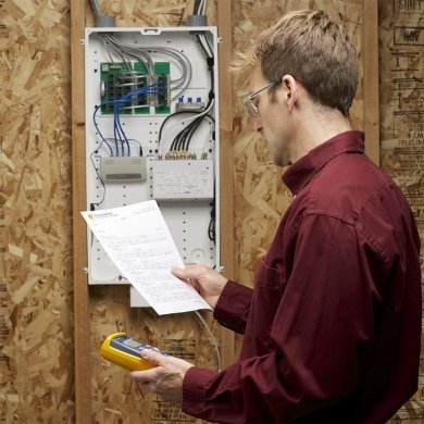 CIQ-100 Fluke CableIQ qualificador residencial cabos LAN