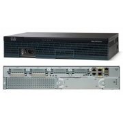 Roteador Cisco Modular 3 RJ45 Gigabit 4 slots EHWIC para adicionar mais portas, 1 slot ISM para serviços, IOS IP Base, 2 DSP slots,  256M