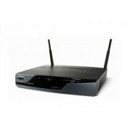 Roteador Wireless Cisco 877 VPN 4 Portas LAN 10/100  4 Portas LAN 10/100 Mbps, Porta console RJ45, Velocidade de Rede (MBps): 10/100, Memória DRAM de 12