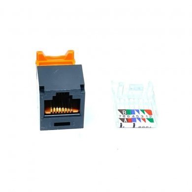 CJ588BL Panduit Conector RJ45 Fêmea CAT5 UTP Preto