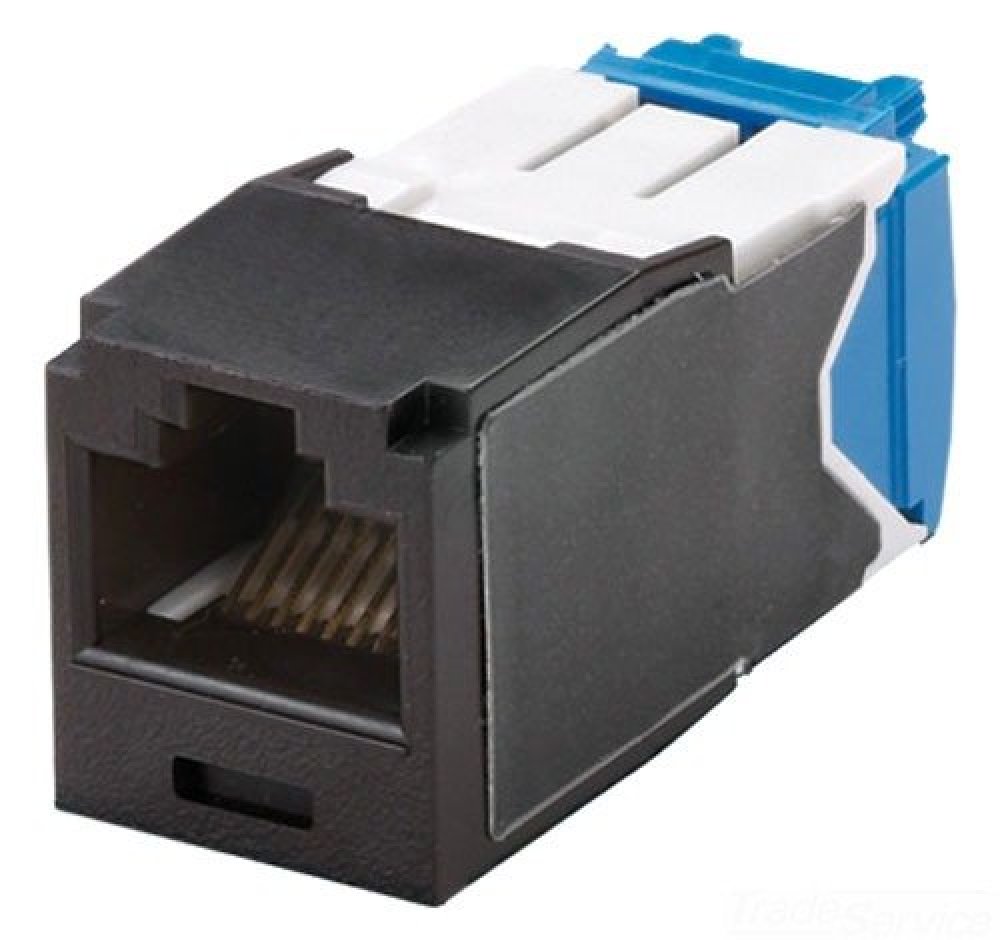 CJ6X88TGBL Panduit Conector RJ45 Fêmea CAT6A UTP TG Preto