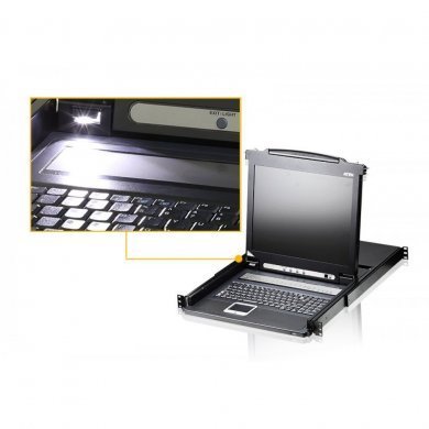CL1016 Gaveta KVM Aten LCD 1U 16 Portas