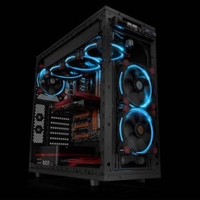 CL-F055-PL12BU-A Thermaltake RIING 3x Fan 120mm LED Blue