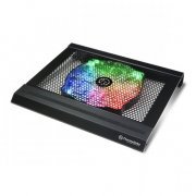 Notepal Thermaltake Massive 23CS Ventilador ultra silencioso com LED colorido de 23cm, botao Liga/Desliga, Com