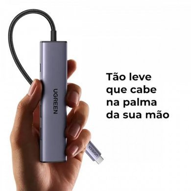 Ugreen hub USB Tipo-C para 4 portas USB-A 3.0